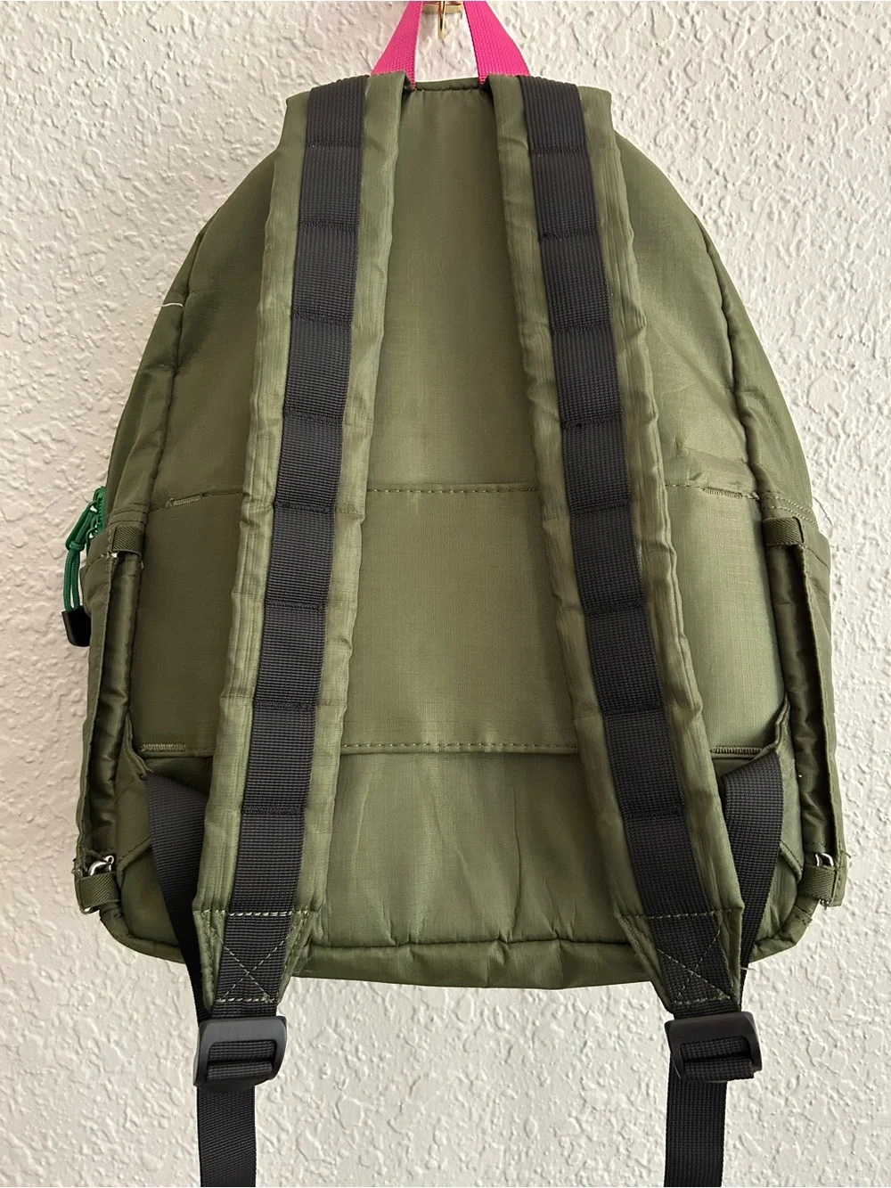 STATE Ripstop Kane Kids Travel Olive Diagonal Zipper Backpack